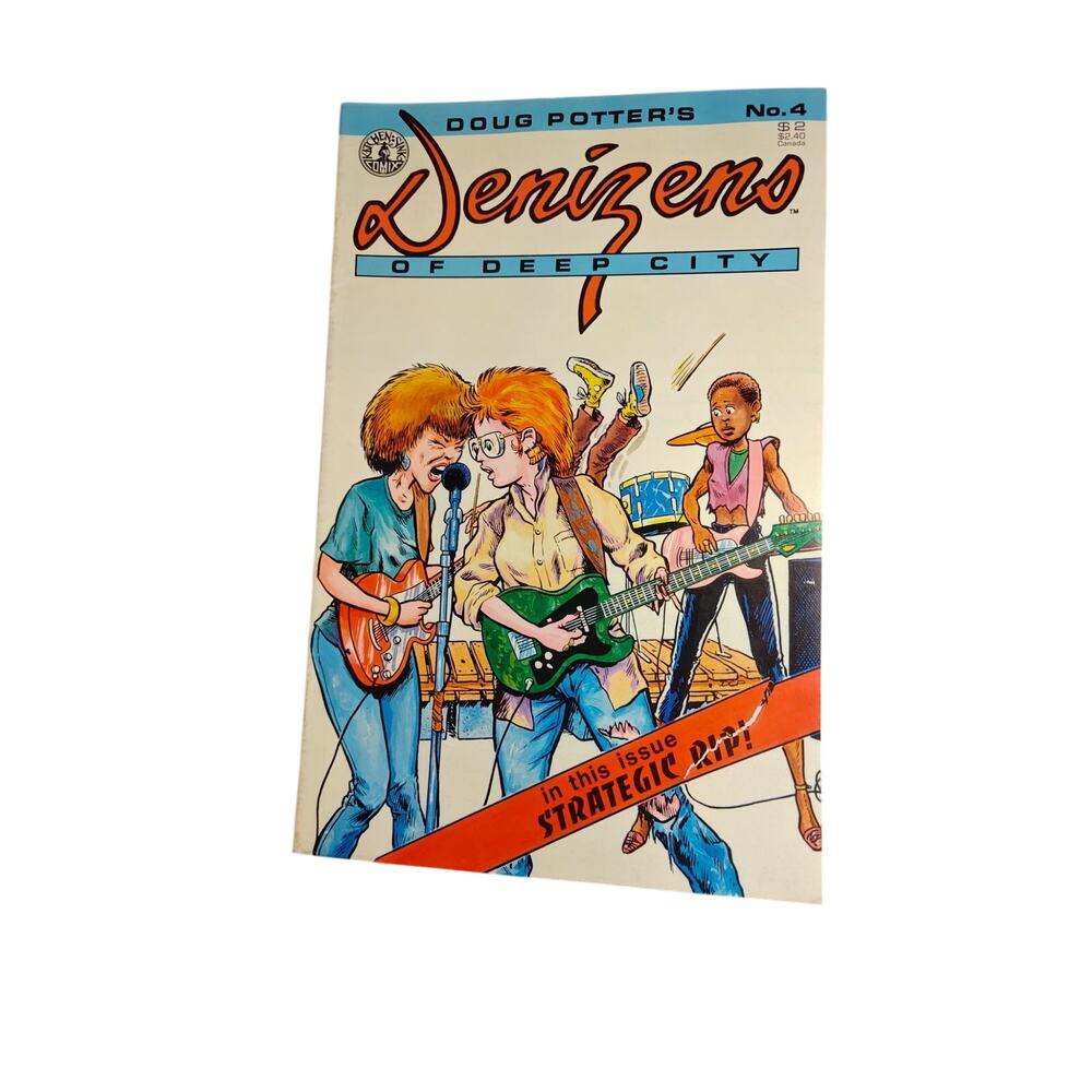 Denizens of Deep City #4 (1989 Kitchen Sink Press) Doug Potter - Mid-Grade